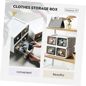 TIDTALEO 1pc Wardrobe Storage Box Sheer Lingerie Plastic Pallet Sheer Socks Stacking Socks Sorter Panties Drawer Organizer Clear Organizer Box Household Storage Box Underwear Storage Holder