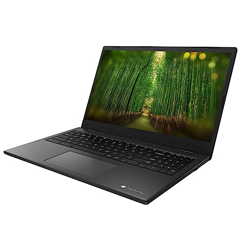 Gateway 2023 15" HD IPS Laptop, Intel Quad-Core Pentium Processor Up to 3.30GHz, 4GB RAM, 128GB SSD, Ultra-Fast WiFi, Full Size Keyboard, Chrome OS, Dale Black Color-(Renewed)