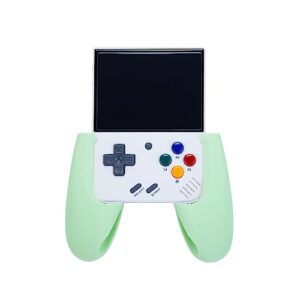 tikia diy game controller handle for miyoo mini plus portable game console retro game console, ergonomic design for comfortable gaming
