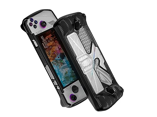 T Tersely Protective Case for ASUS ROG Ally 2023 with Built-in Kickstand,Grip Cover with Shock-Absorption and Anti-Scratch Design Cover Accessories Compatible with ROG Ally