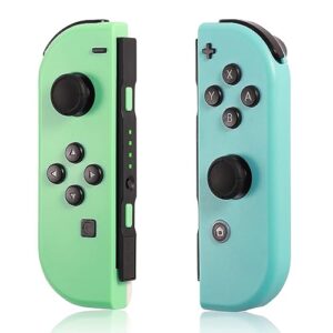 joypad controllers for nintendo switch,left right joycon replacement for switch/lite/oled,switch controllers joypad supports screenshot/wake-up function/motion control
