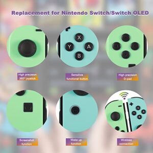 Joypad Controllers for Nintendo Switch,Left Right Joycon Replacement for Switch/Lite/OLED,Switch Controllers Joypad Supports Screenshot/Wake-up Function/Motion Control