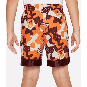 Nike Big Boys' Dri-FIT Elite Basketball Shorts (X-Large, Total Orange/Burgundy Crush)