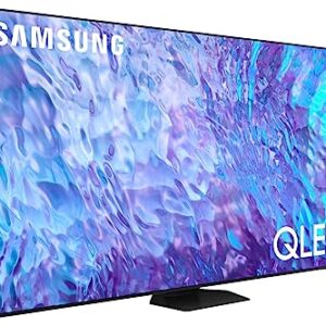 SAMSUNG QN50Q80CAFXZA 50 Inch 4K QLED Direct Full Array with Dolby Smart TV with a 3S-4KHD2-2.5M III Series 4K HDMI 2.5m Cable (2023)