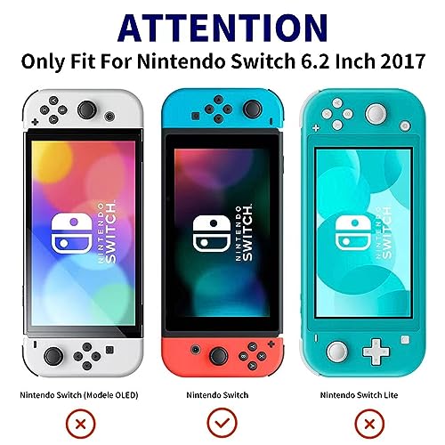 avakot 3 Pack Screen Protector for Switch Nintendo 6.2 Inch 2017 | Scratch Resistant Touch Sensitive Tempered Film for Switch Nintendo | Anti-Fingerprint Tempered Glass Screen Protector for Switch