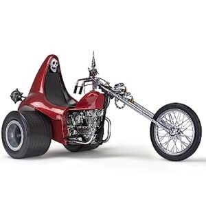 Revell 17325 Evil Iron Trike 1:8 Scale 153-Piece Skill Level 5 Model Motorcycle Bike Building Kit, White