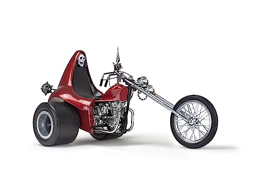 Revell 17325 Evil Iron Trike 1:8 Scale 153-Piece Skill Level 5 Model Motorcycle Bike Building Kit, White