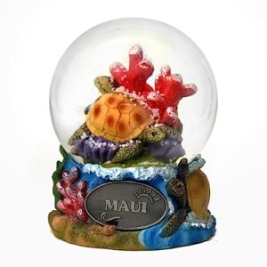 maui hawaii snow globe - 65 mm by forever animals