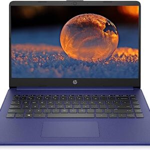 HP Premium 14" HD IPS Laptop, Intel Celeron N Processor Up to 2.60GHz, 8GB Memory, 64GB SSD, Super-Fast WiFi, Windows 11 OS, Cobalt Blue (Renewed)