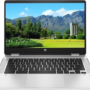 HP 2023 Convertible 2-in-1 Chromebook, 14" HD IPS Touchscreen, Intel Pentium Processor up to 3.30GHz, 8GB Ram, 128GB SSD, Super-Fast 6th Gen WiFi, Chrome OS (Renewed)