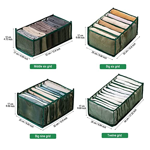 Foldable Cloth Storage Box Storage Clothes Compartment Storage Mesh Compartment Drawer Bag Trouser Box Box Housekeeping & Organizers Socks