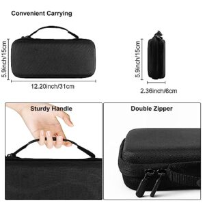 Jusy Carry Case Compatible with ASUS ROG Ally Handheld 7 inch 2023, Thickened Anti-Scratch Portable Shockproof Protective Storage Bag, Fit for Travel and Home Storage (Black)