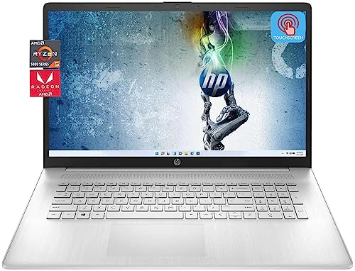 HP 2023 Newest 17.3" HD Touchscreen Laptop, for Business and Students, AMD Ryzen 5 7530U (Beats i7-1165G7), 16GB RAM, 1TB SSD, AMD Radeon Graphics, Wi-Fi 6, Bluetooth, Webcam, Windows 11 Home