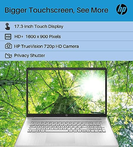 HP 2023 Newest 17.3" HD Touchscreen Laptop, for Business and Students, AMD Ryzen 5 7530U (Beats i7-1165G7), 16GB RAM, 1TB SSD, AMD Radeon Graphics, Wi-Fi 6, Bluetooth, Webcam, Windows 11 Home