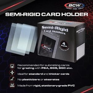 BCW SR1 Grading Submission Sleeves for PSA | Save & Grade Your Cards | Semi Rigid Card Holder 200ct