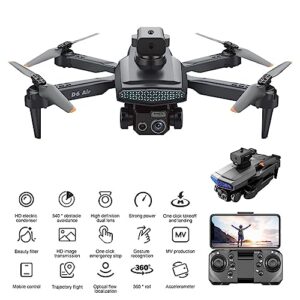 Drone With 4k HD FPV Camera, App Mobile Phone Control, Remote Control Toys Gifts For Boys Girls With Altitude Hold Headless Mode One Key Start Speed (Black)