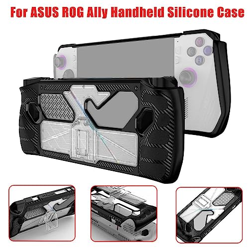 2023 New Silicone Protective Cover for ROG Ally Case Handheld Console,Soft Silicone Protective Skin Sleeve, Game Console Silicone Cover for ROG Allys Gamings Handheld