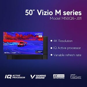 VIZIO M-Series 50-Inch 4K HDR Smart TV with Quantum Color and SmartCast + Free Wall Mount (No Stands) - M50Q7-J01 (Renewed)