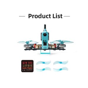 HGLRC Drashark 1.6 inch Toothpick FPV Drone, Built-in 200mw VTX Zeus5 AIO 1002 Motors with Elrs Receiver