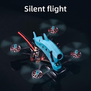 HGLRC Drashark 1.6 inch Toothpick FPV Drone, Built-in 200mw VTX Zeus5 AIO 1002 Motors with Elrs Receiver