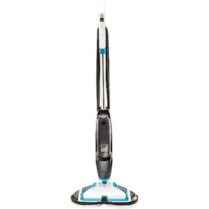 whorob hard floor powered mop and clean and polish，effortlessly clean hard-surface floors versatile mopping machine，white/black,10.00 x 11.00 x 28.00 inches