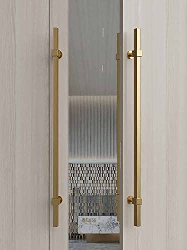 SUCHETA Sliding Barn Door Shower Door Push Pull Modern Door Handle,Thickened Stainless Steel Door Handles for Metal Door Glass Door Tempered Glass Door Wood Door,Modern and Simple