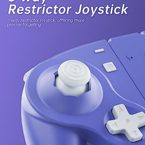 tenlox DOYOKY Joypad Controller for Switch/Switch OLED, Retro Gamecube Style Wireless Replacement, Switch Controllers with Replaceable Thumbsticks/Map Button/Turbo/6-Axis Gyro/Vibration