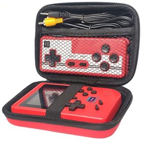 Retro Handheld Game Console, Portable Mini Arcade Machines Built-in 400 Classical FC Games, Portable Handheld Video Games for Kids and Adult, Gameboy Console Box Support TV Output. (Red)