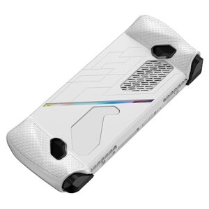 Protective Case for Rog Ally, DOBEWINGDELOU Soft Silicone Cover Case for ASUS Rog Ally Gaming Handheld, Full Protection, Anti-Scratch, Anti-Slip, and Shock-Absorbing Protective Case White