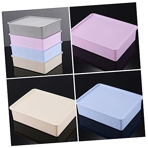 Alipis 1pc Box Storage Box with Lid Desk Trays Desk Drawer Plastic Container Bra Desk Divider Bra Organizer Box Bra Storage Box Underwear Organizing Box Underwear Organizing Case Sock