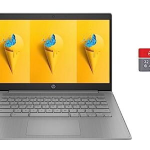 HP HD 14" Chromebook Laptop for Student and Business, Intel Celeron Processor N4120, 4GB RAM 96GB Storage(64GB eMMC + 5ave 32GB Flash Memory), Wi-Fi, Bluetooth, HDMI, Chrome Os, Modern Gray