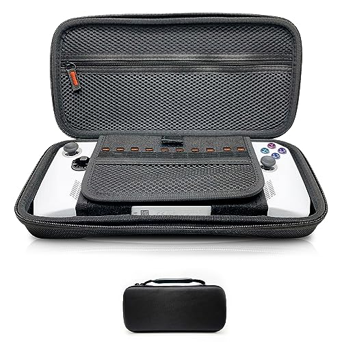 TERPINK Hard Shell Carrying Case Compatible with ASUS ROG Ally Gaming Handheld 7 inch 2023, Built-in Memory Card Storage Slot, Impact-Resistant, Splash Resistant, Hard Case for Travel and Storage