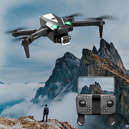 Mini Drones with Camera for Adults Drones for Kids 8-12 with 1080P HD Camera, Altitude Hold Headless Mode One Key Start Speed Adjustment, Rc Plane Remote Control Helicopter Mini Toys Cool Stuff