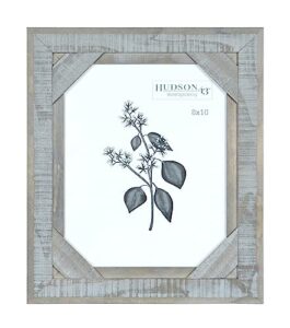 haven home decor 8 x 10 reclaimed distressed wood picture frame, gray