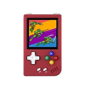rg nano retro handheld game console keychain - portable game mini aluminum alloy with 1.54 inch ips screen - 64g tf card pre-installed 5405 games - supports clock hi-fi speaker music player function