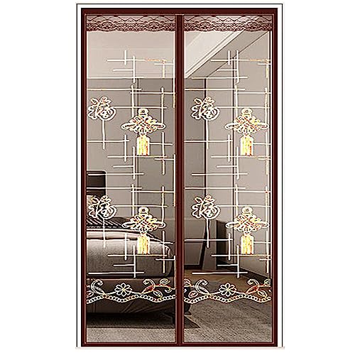 Magnetic Screen Door Mesh Doors Curtain, Size: 27 x 79in/70 x 200cm, Magnet Closure Balcony Privacy Screen Apartment Backyard Decor Keep Annoying Bugs Out