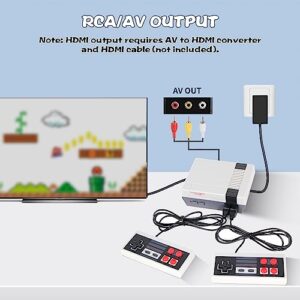 Retro Game Console, Video Game Console with Built-in Games Plug & Play Game System Classic Edition