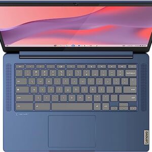 Lenovo Newest Flagship Chromebook, 14" FHD Touchscreen Slim Thin Light Laptop Computer, 8-Core MediaTek Kompanio 520 Processor, 4GB RAM, 64GB eMMC, WiFi 6,Webcam, Long Hours, Chrome OS+HubxcelAccesory