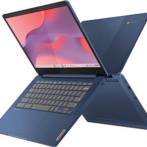 Lenovo 2023 Newest 14" FHD Touchscreen Slim 3 Chromebook Laptop Business Student, 8-Core MediaTek Kompanio 520 Processor, 4GB RAM, 64GB eMMC, WiFi 6,Webcam, 13+ Hours Battery, Chrome OS+MarxsolCables