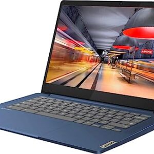 Lenovo Chromebook Laptop for College Students, School, 14 Inch FHD Touchscreen, MediaTek MT8186, 4GB RAM, 64GB eMMC+128GB SD Card, Chrome OS, Long Battery Life, Abyss Blue, PCM