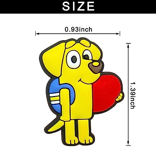 DSUVOEI Cute Dog Anime Shoe Charms for Girls Boys,12pcs Cartoon Shoe Charm PVC Anime Charms Cartoon Shoe Decoration