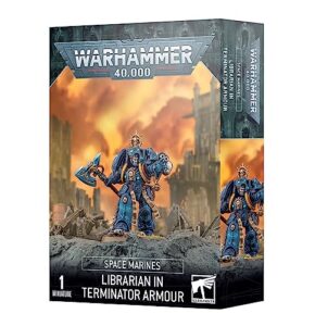 warhammer 40,000: space marines librarian in terminator armour