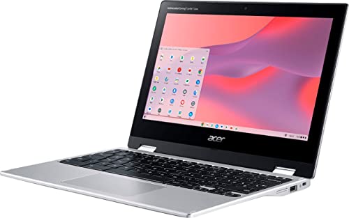 acer 2023 Newest Chromebook Spin 311 2-in-1 Laptop, 11.6" Touchscreen Display, MediaTek Kompanio 500 MT8183C, 4GB RAM, 64GB eMMC, MediaTek Integrated Graphics, Bluetooth, Wi-Fi, Chrome OS, Silver