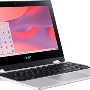 acer 2023 Newest Chromebook Spin 311 2-in-1 Laptop, 11.6" Touchscreen Display, MediaTek Kompanio 500 MT8183C, 4GB RAM, 64GB eMMC, MediaTek Integrated Graphics, Bluetooth, Wi-Fi, Chrome OS, Silver