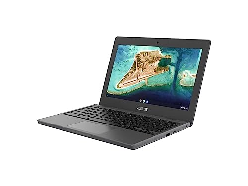 ASUS 11.6'' LCD HD（1366 x 768） Rugged Chromebook CR1 Intel Celeron N5100, 1.1 GHz, 8GB, 32GB eMMC, UHD Graphics, Chrome OS, Dark Gray, Webcam, Bluetooth, Wi-Fi 6 + Accessories