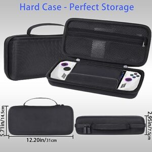 co2CREA Hard Case and Silicone Case Replacement for ASUS ROG Ally 7" 120Hz Gaming Handheld with 2-Pack Screen Protector