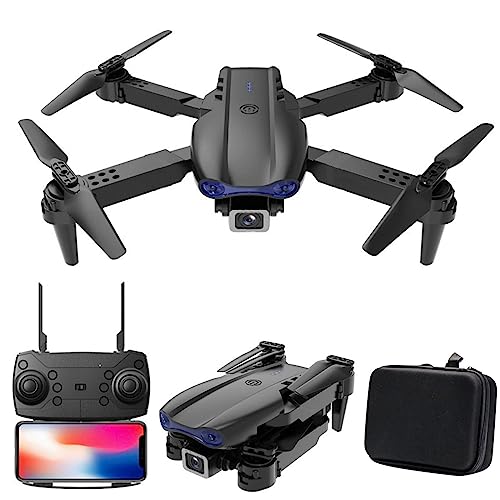 Mini Drone with 1080P Dual HD Camera，Dual Battery Foldable Remote Control Small Drones,One Key Start,Headless Mode,Altitude Hold,360 Flip,Drone for Adults,Toys Gifts for Kids