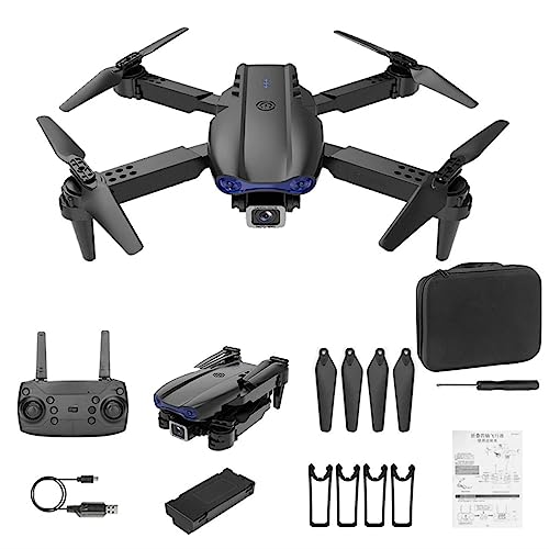 Mini Drone with 1080P Dual HD Camera，Dual Battery Foldable Remote Control Small Drones,One Key Start,Headless Mode,Altitude Hold,360 Flip,Drone for Adults,Toys Gifts for Kids