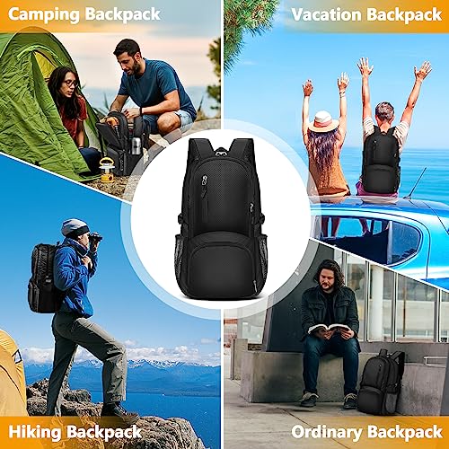 26L Hiking Backpack, Ultralight Lightweight Packable Foldable Travel Camping Water Resistant Sports Backpack Daypack Camping Gear Must Haves for Travel Camping Outdoor for Women Men Hiking Gifts