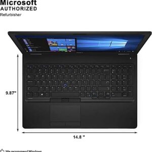 Dell Latitude E5580 Business Laptop, 15.6" FHD(1920x1080), Intel Core i5-6300U 1.6GHz, 16GB Ram, 512GB SSD, Webcam, Windows 10 Pro 64bit (Renewed)